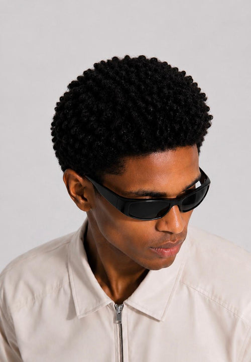SAFA Wraparound Sunglasses – Black