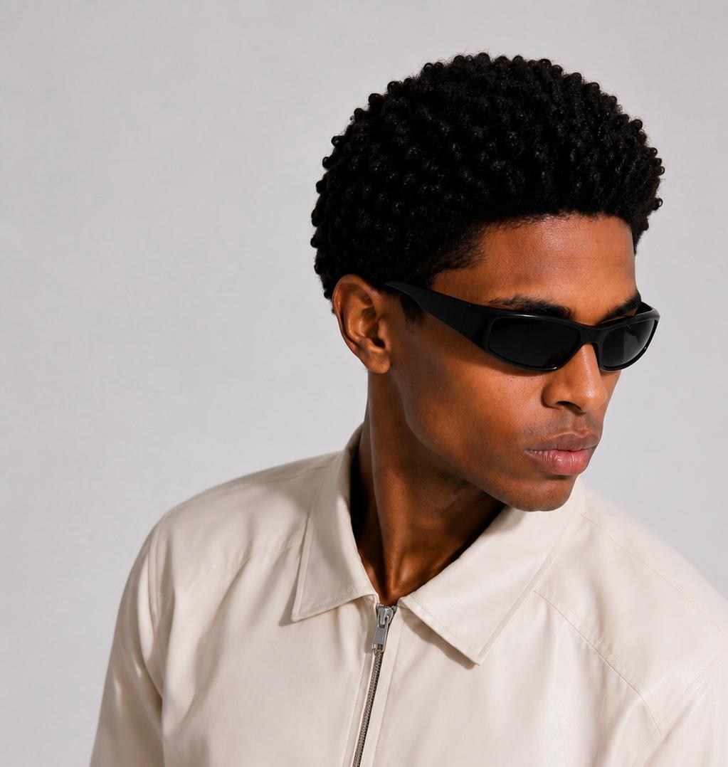 SAFA Wraparound Sunglasses – Black